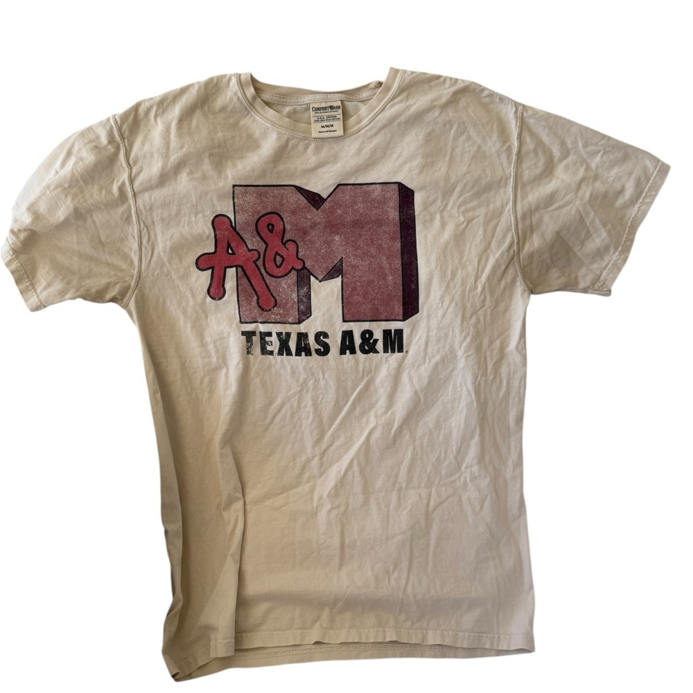 Hanes ComfortWash Cream T-Shirt